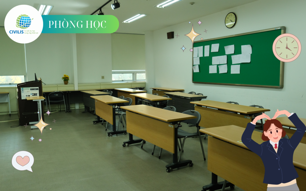 Phòng học đại học Hannam